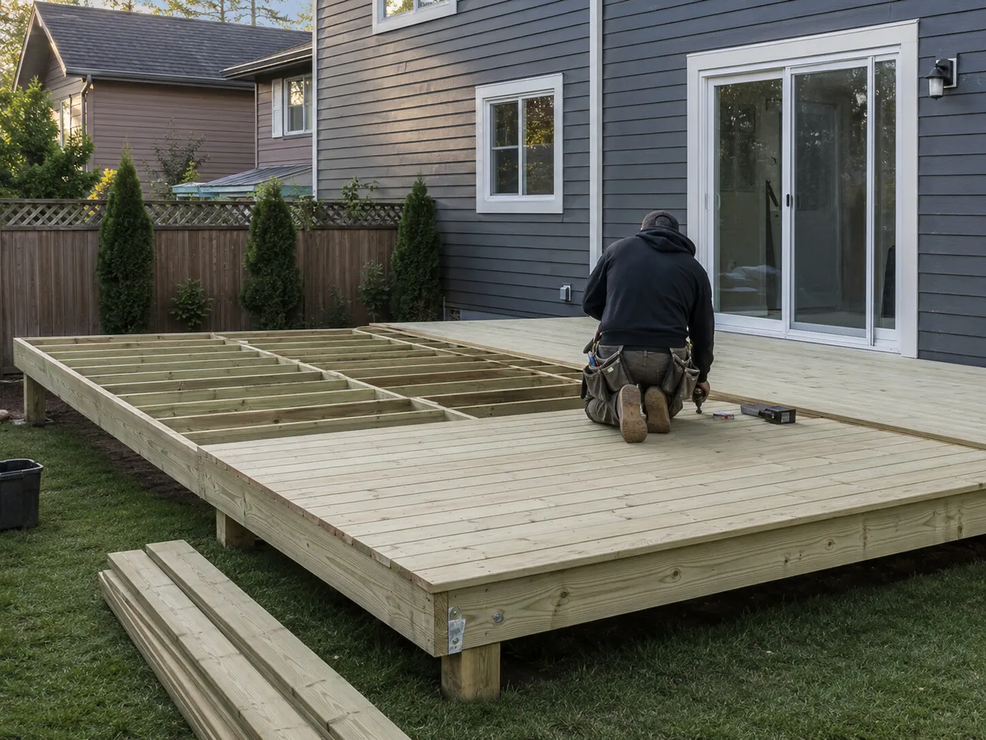 Deck Restoration before work