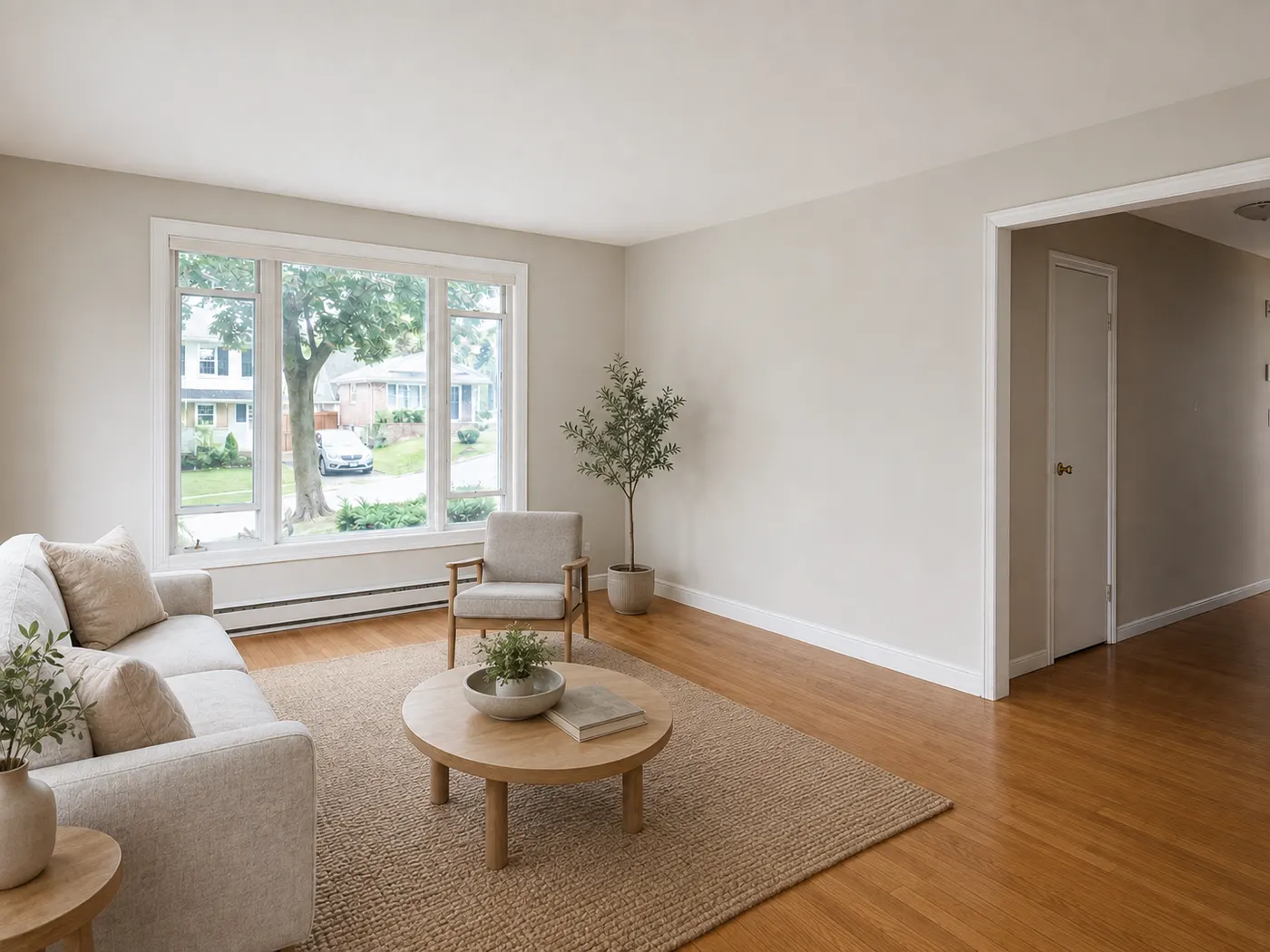Completed interior painting