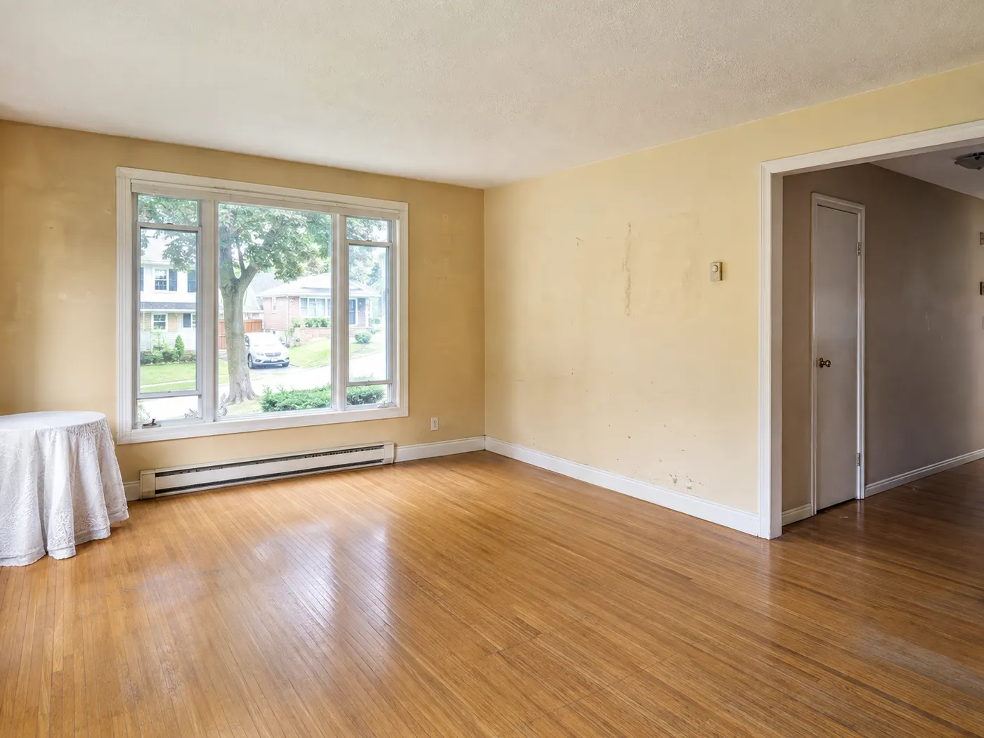 Interior before painting